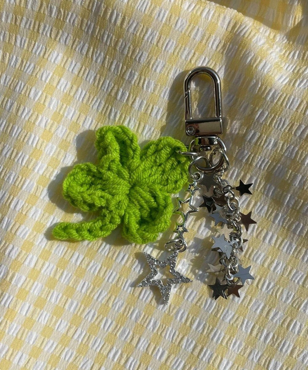 WEGO クローバービーズキーホルダー 