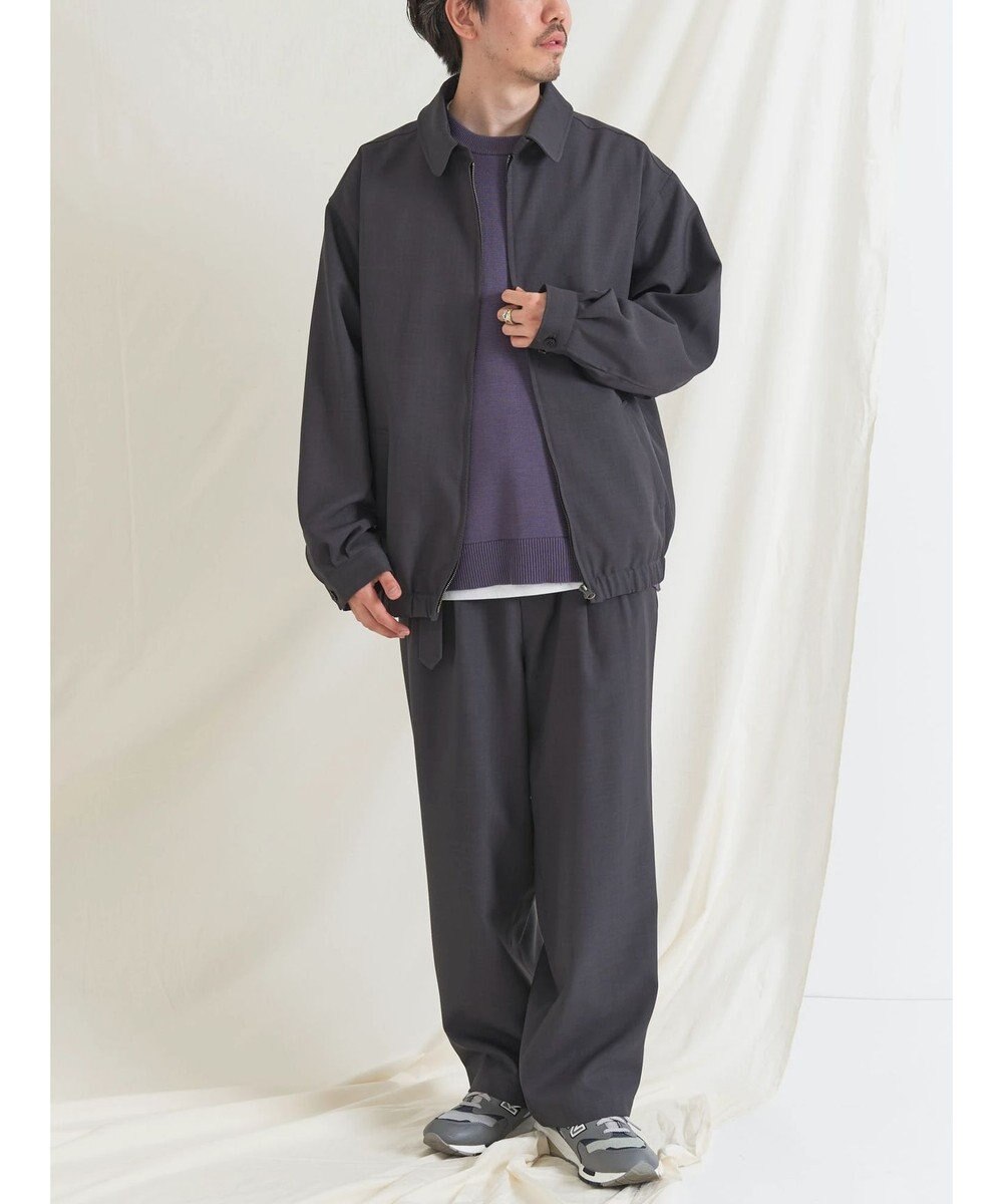 CRAFT STANDARD BOUTIQUE ポリエステルツイルベルテッドパンツ 