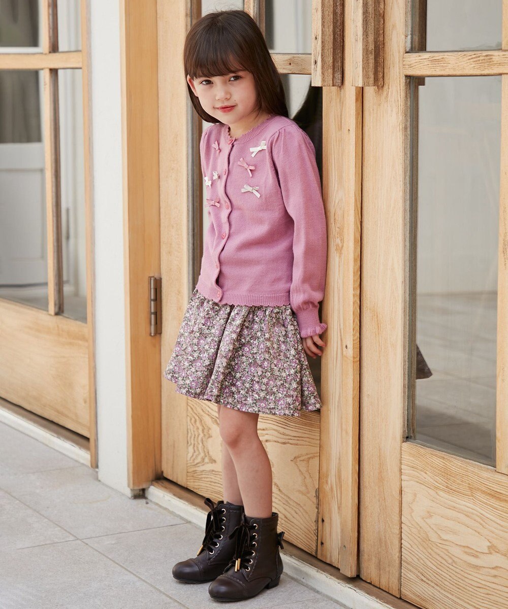 ANY KIDS 編み上げブーツ 