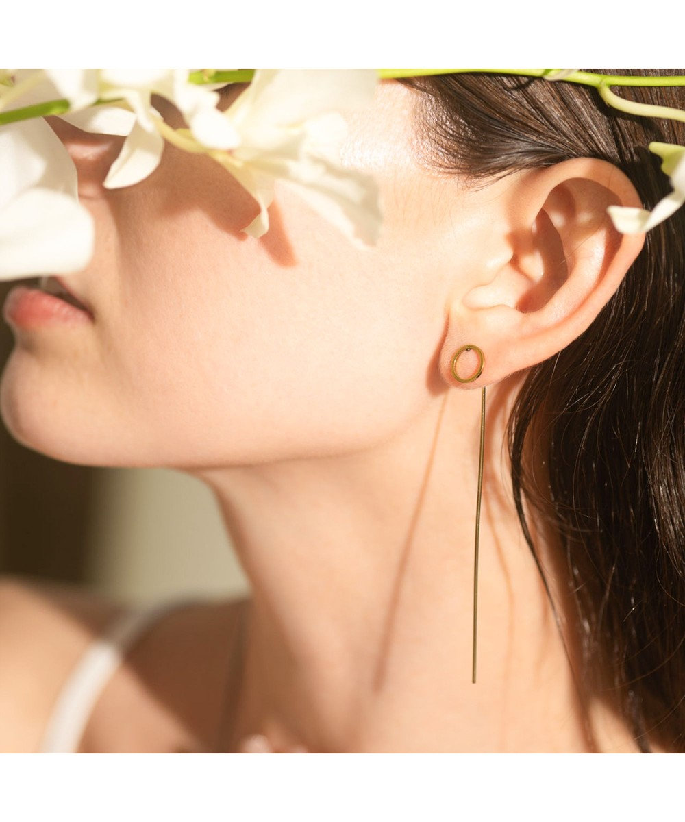 blancotokyo 【金属アレルギー対応】ロングラインピアス ECO 