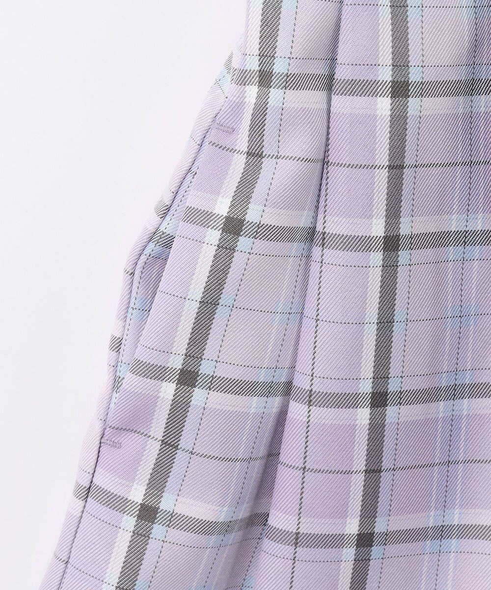 ANY KIDS チェック柄ジャンパースカート 