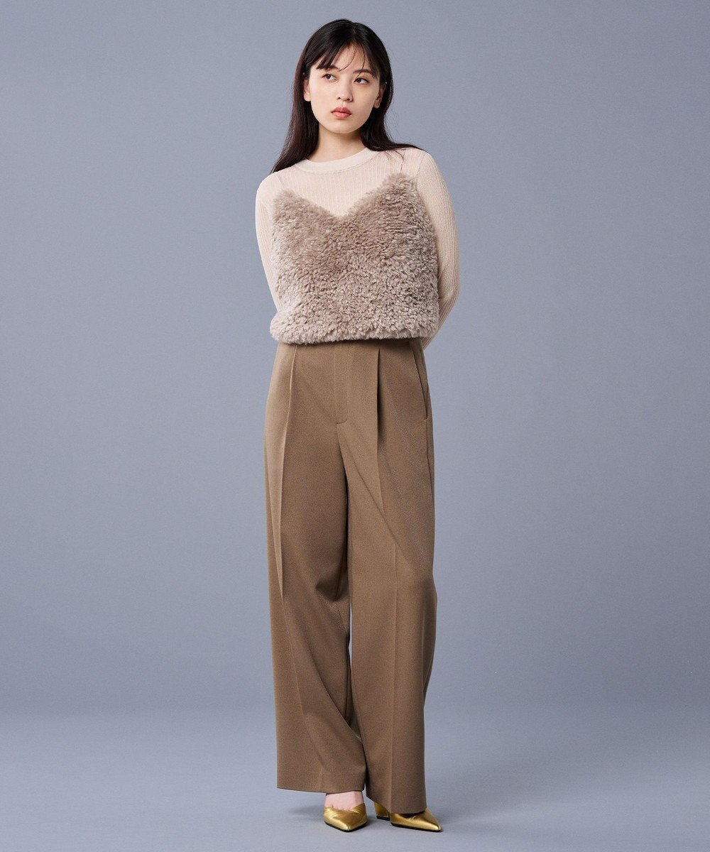 uncrave シアー リブ クルーネック ニット（uncrave STANDARD） 