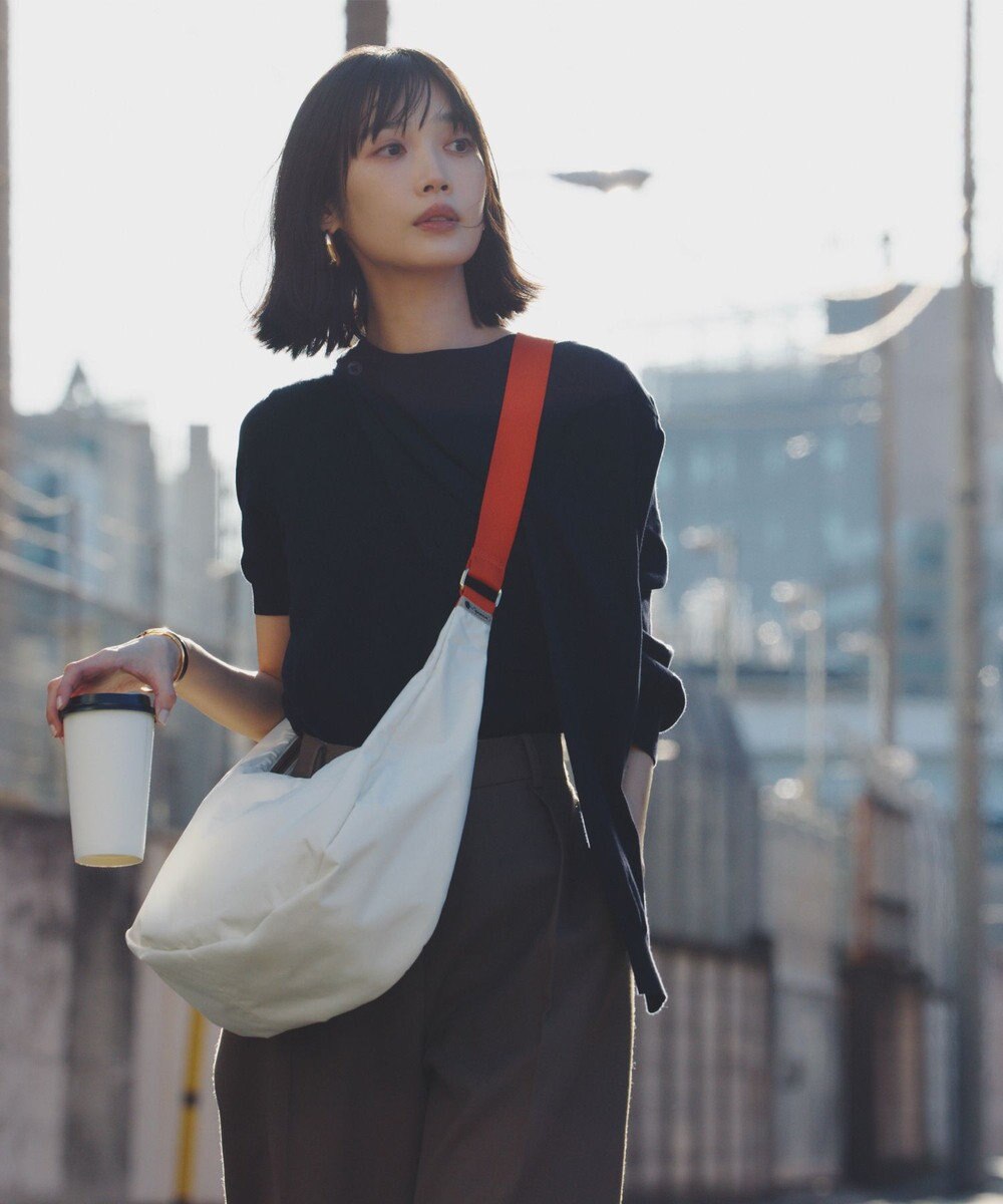 LeSportsac LG HAMMOCK ADJ BAG/メレンゲ/マンダリンウェビング 