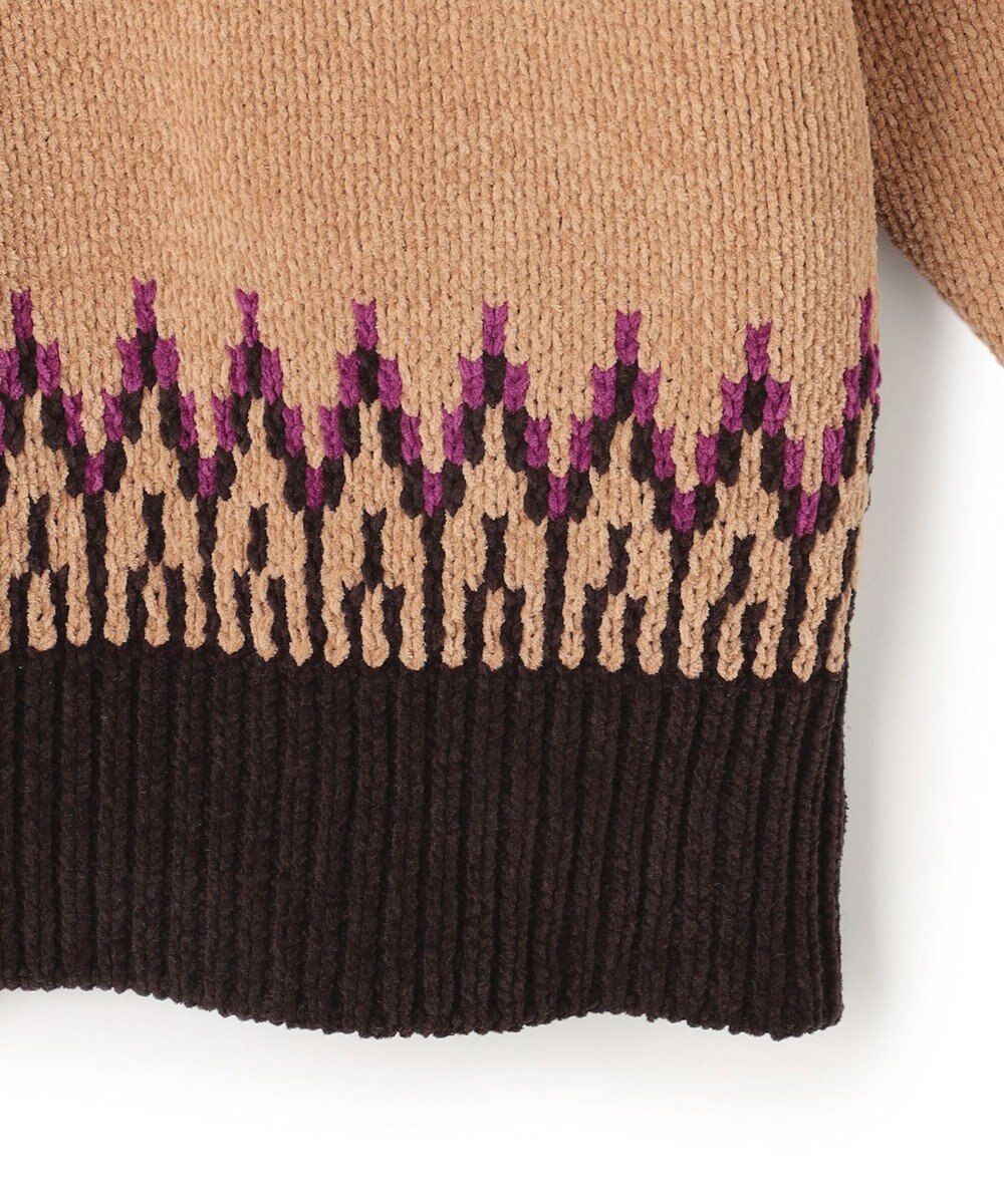 UNFILO MENS ライトモール ノルディックニット 