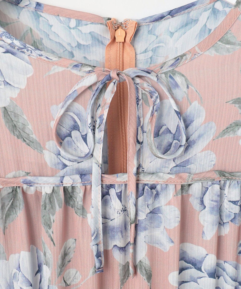 Feroux 【洗える】フラワープリント ワンピース 