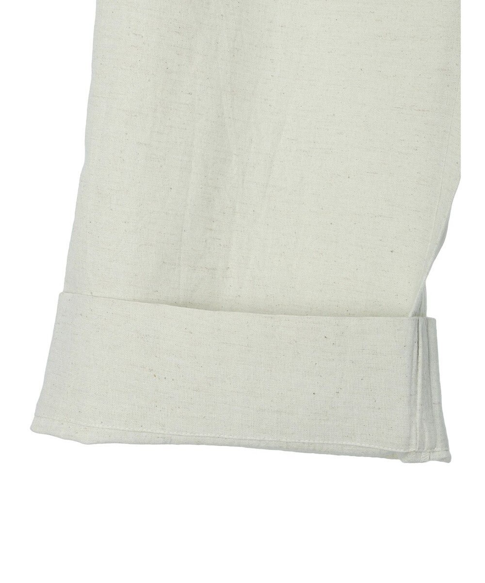 Green Parks インド 綿麻フロントタックパンツ 