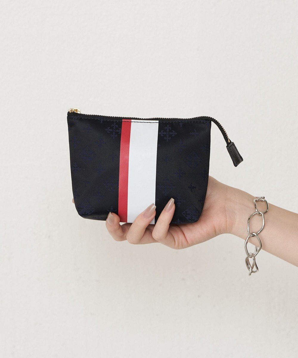 russet ラインプリントポーチ S(Z-227) 