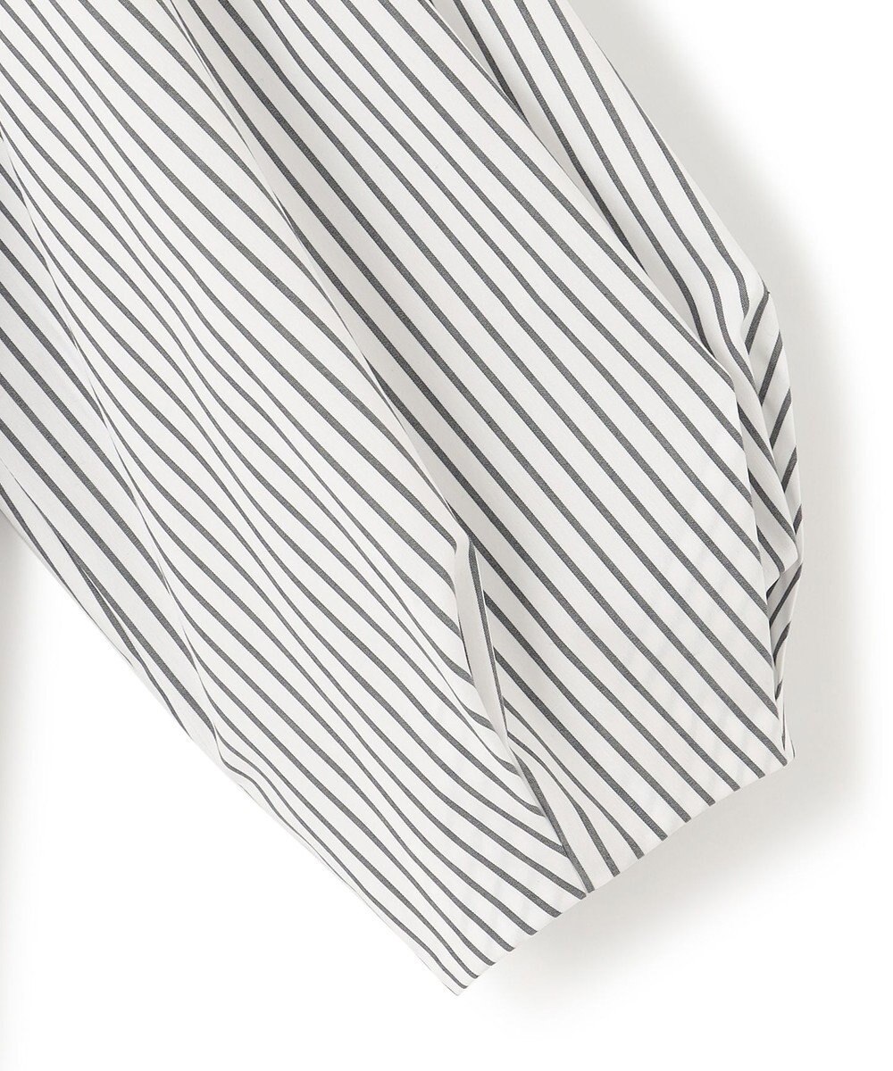 23区 L 【一部店舗限定/洗える】ハイカウントウェザーストレッチ ボートネック コンパクト ブラウス 