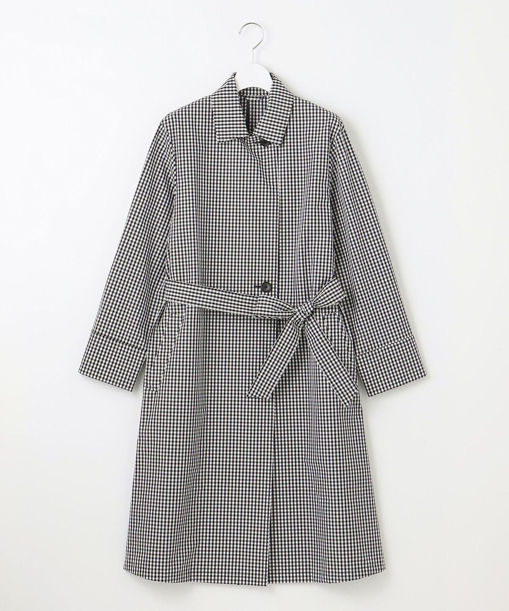 J.PRESS LADIES S 【洗える】 GIZAコットンギンガム ステンカラー コート 