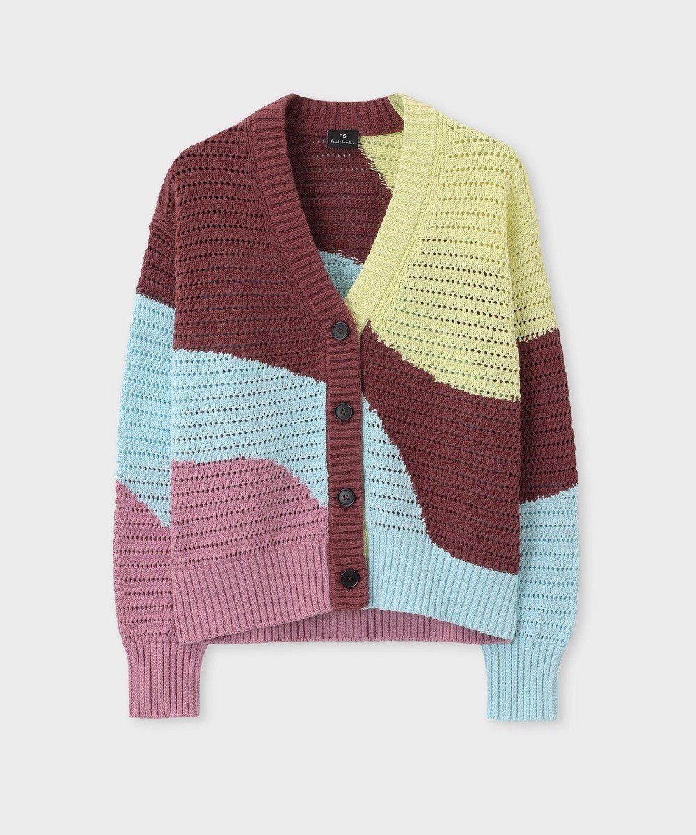 Paul Smith 【洗える】インターシャ ライン カーディガン 