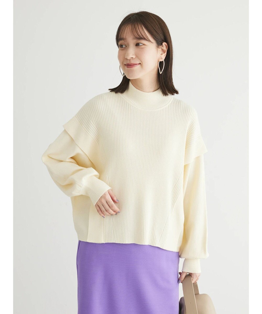 Green Parks ・ＥＬＥＮＣＡＲＥ　ＤＵＥ　ハイネックドルマンニット 