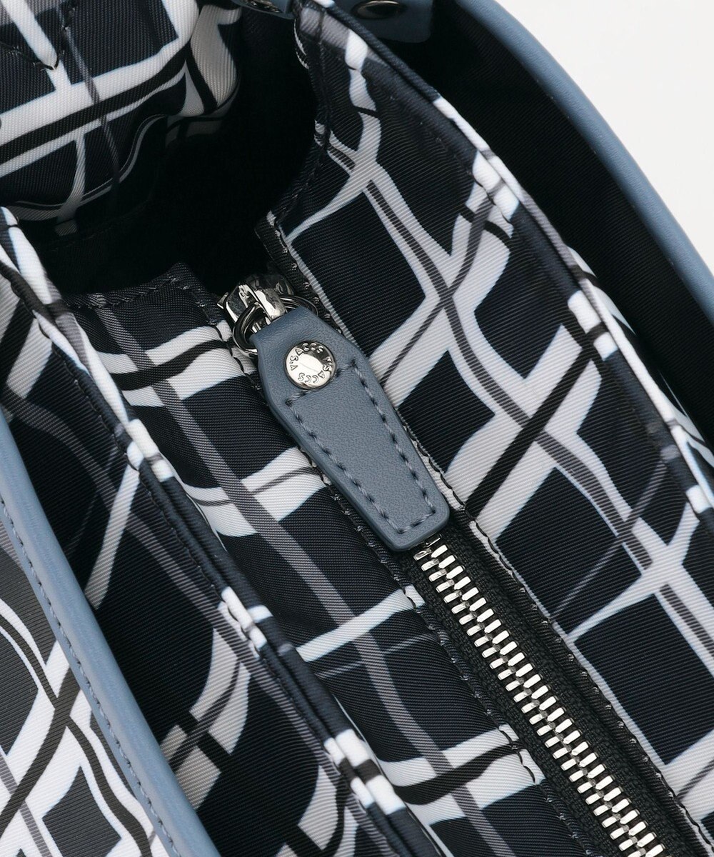 Y'SACCS ドローイングチェックショルダーバッグ 