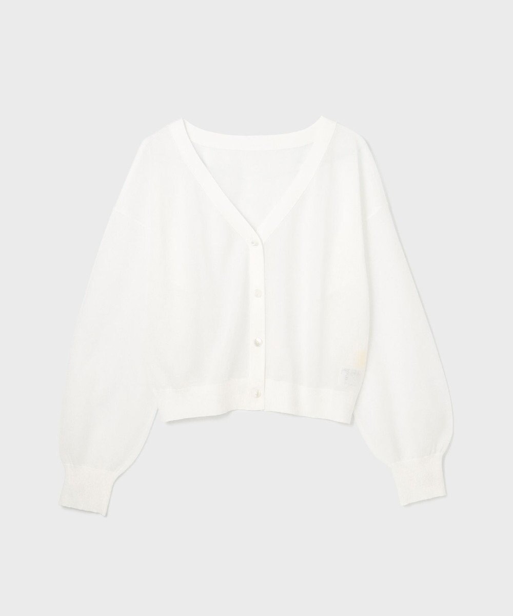 GRACE CONTINENTAL ブライトシアーニットカーディガン 