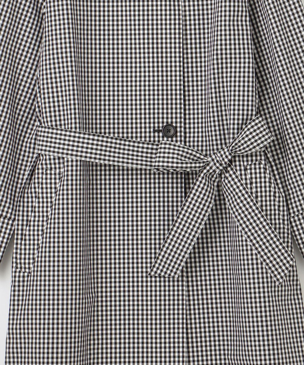 J.PRESS LADIES S 【洗える】 GIZAコットンギンガム ステンカラー コート 