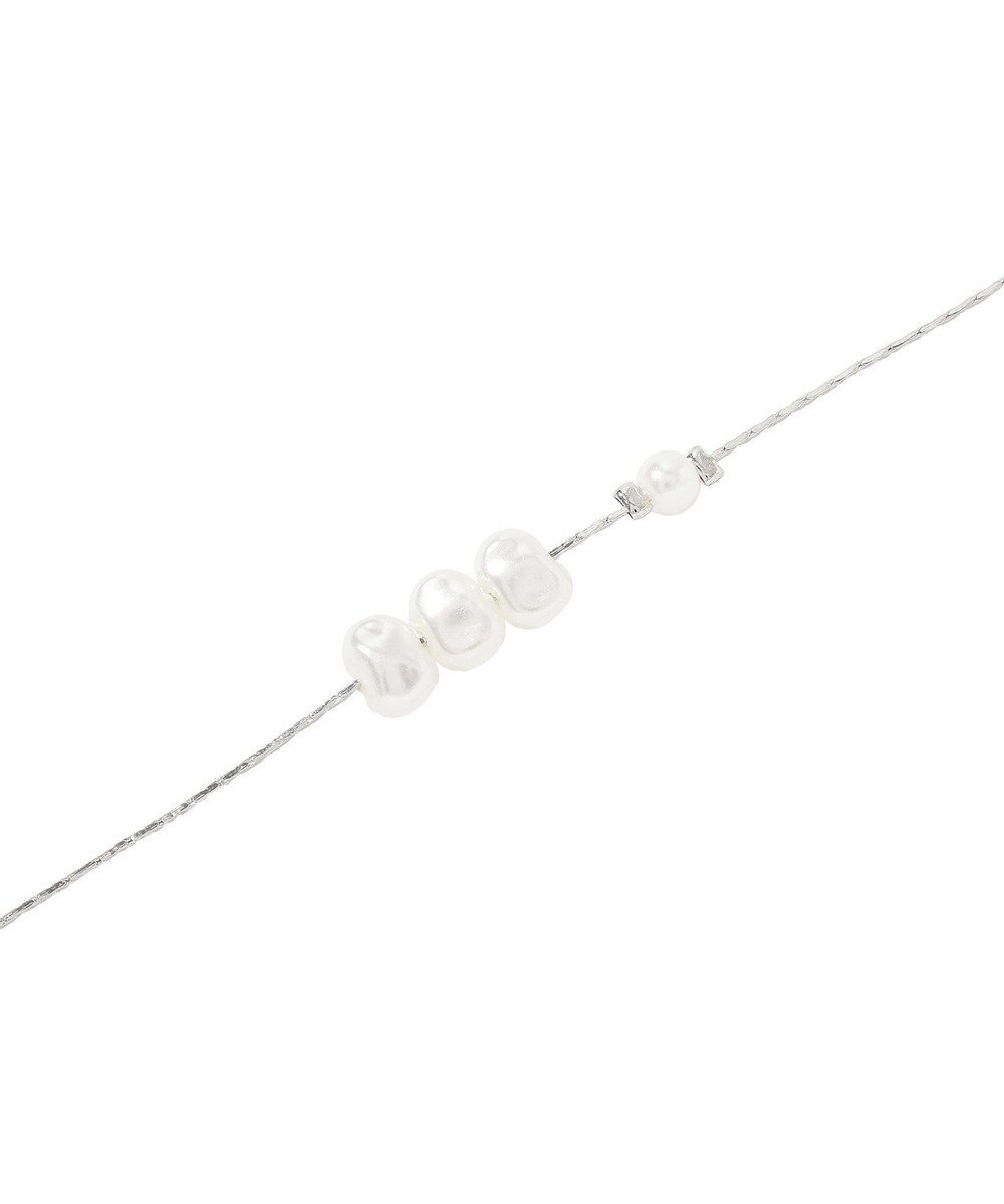 YECCA VECCA パールMIXロングネックレス 