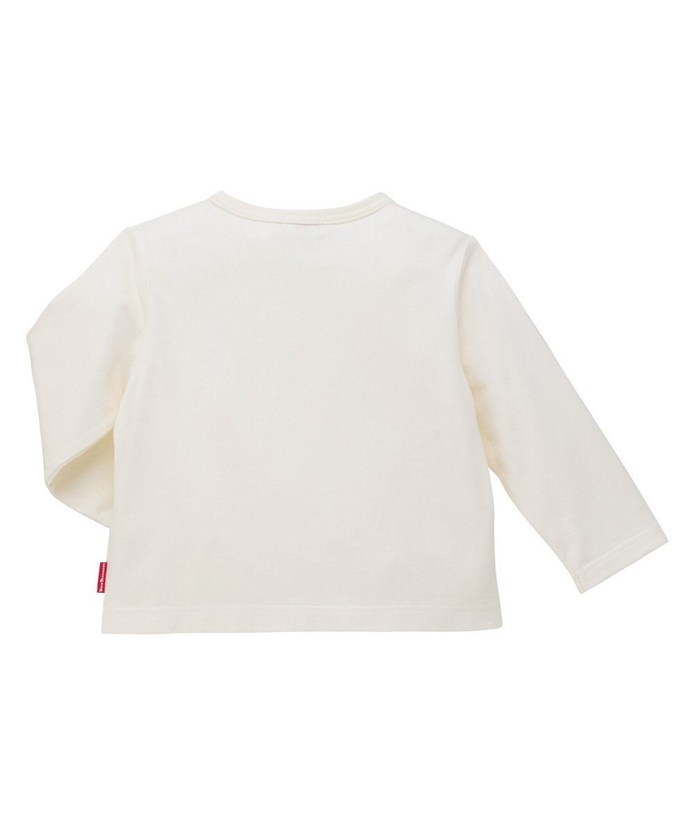 MIKI HOUSE HOT BISCUITS 【80-120cm】【Everyday Series】天竺素材 ワンポイントカーディガン 