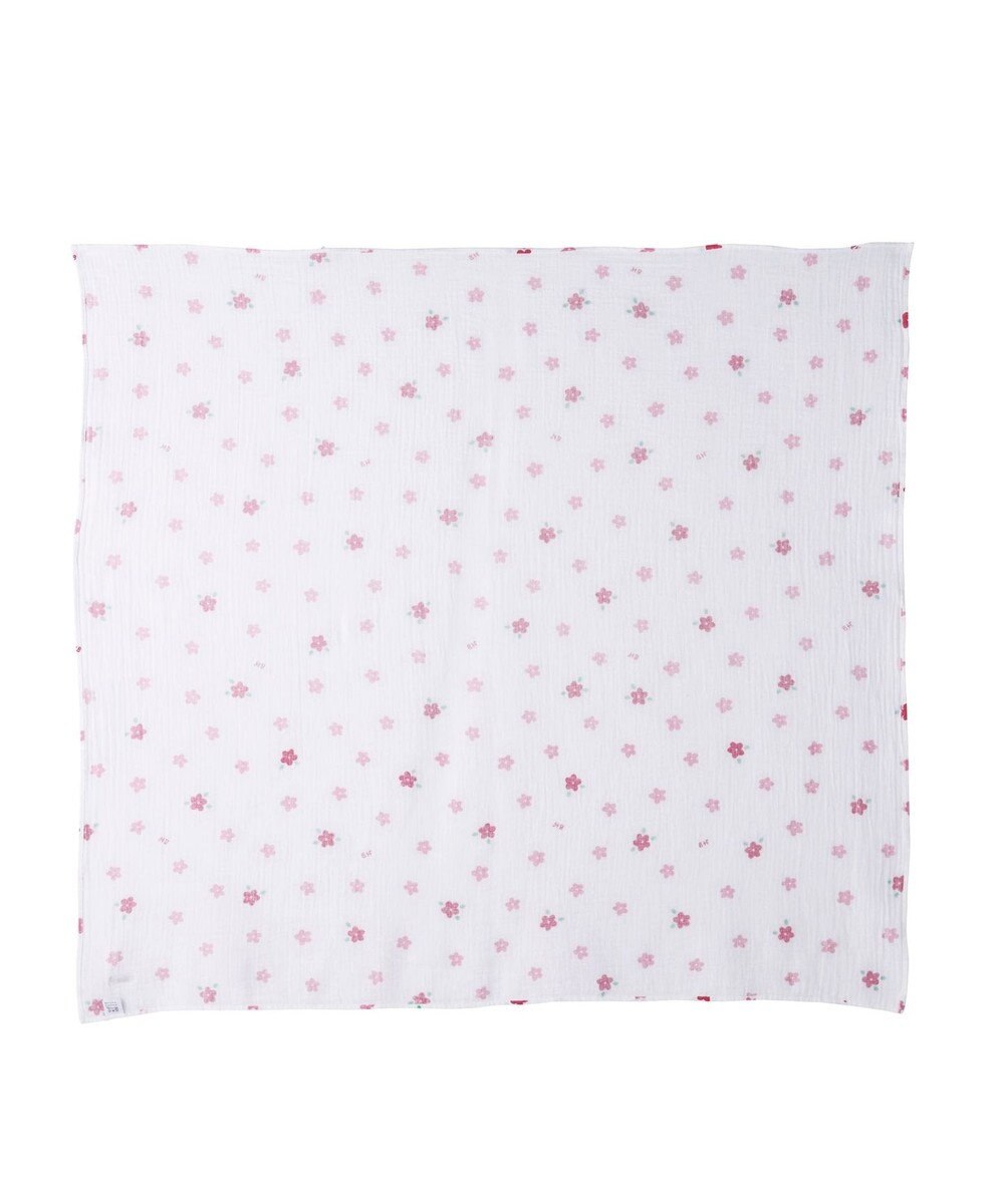 MIKI HOUSE HOT BISCUITS 二重織ガーゼのマルチケット 