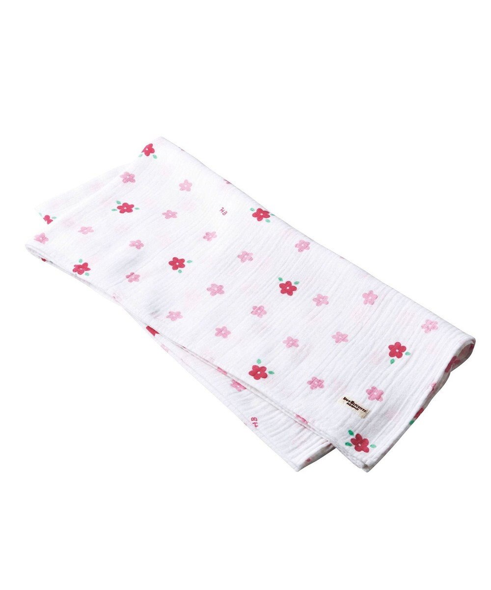 MIKI HOUSE HOT BISCUITS 二重織ガーゼのマルチケット 