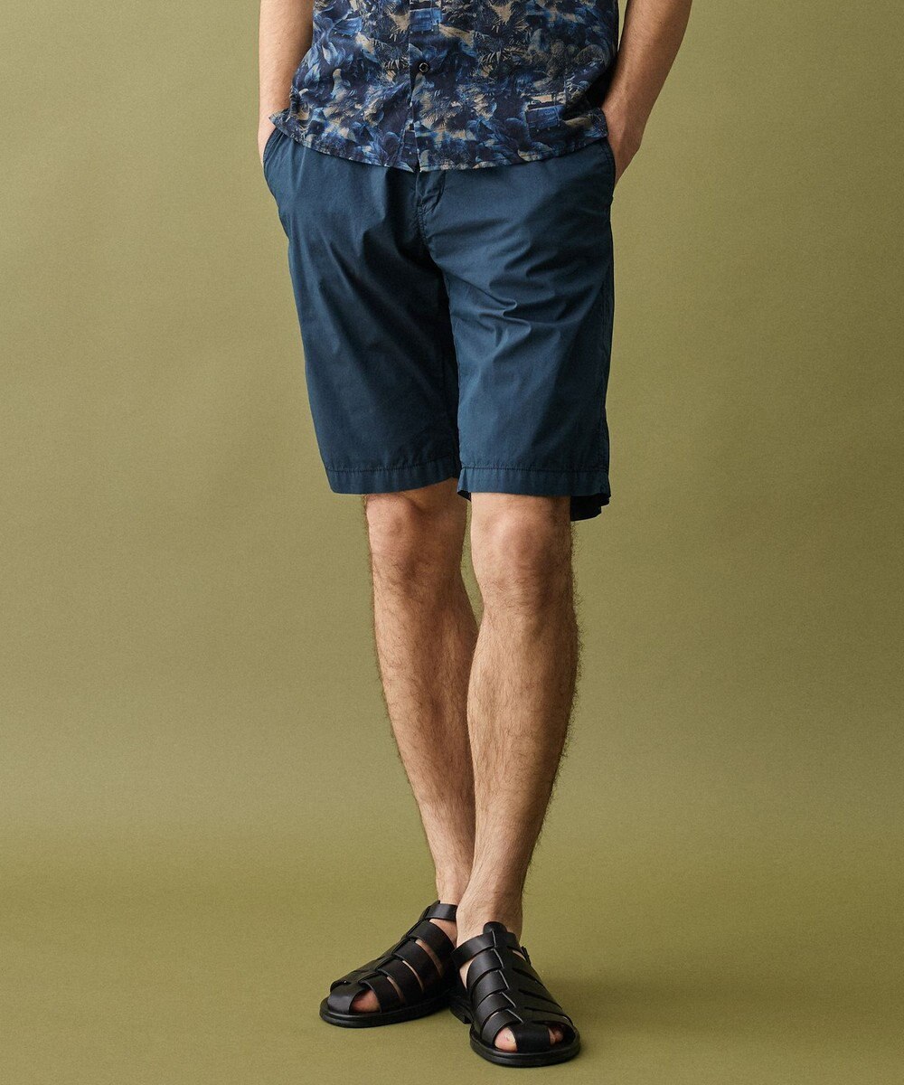 JOSEPH ABBOUD 【ウエストも伸びる!/JAPANファブリック】ヴィンテージコットンストレッチ ショート パンツ 