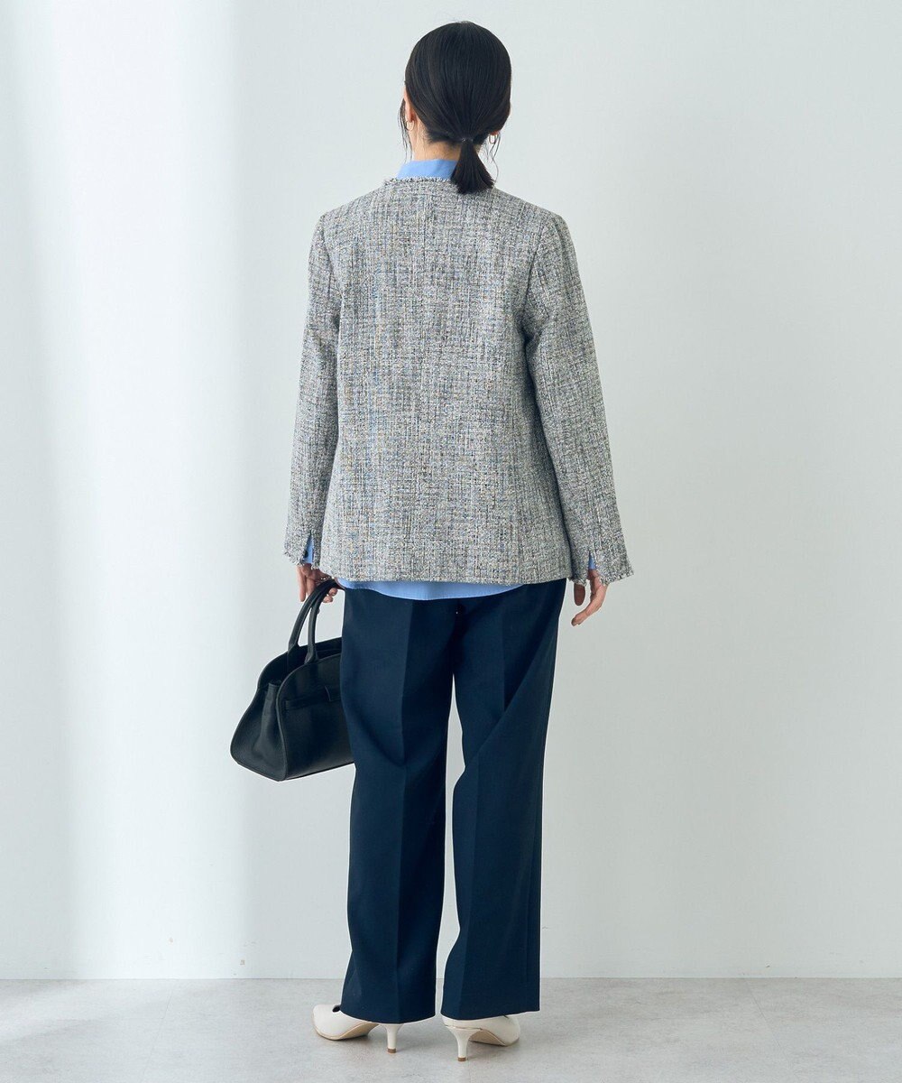 YECCA VECCA 金釦ツイードジャケット 