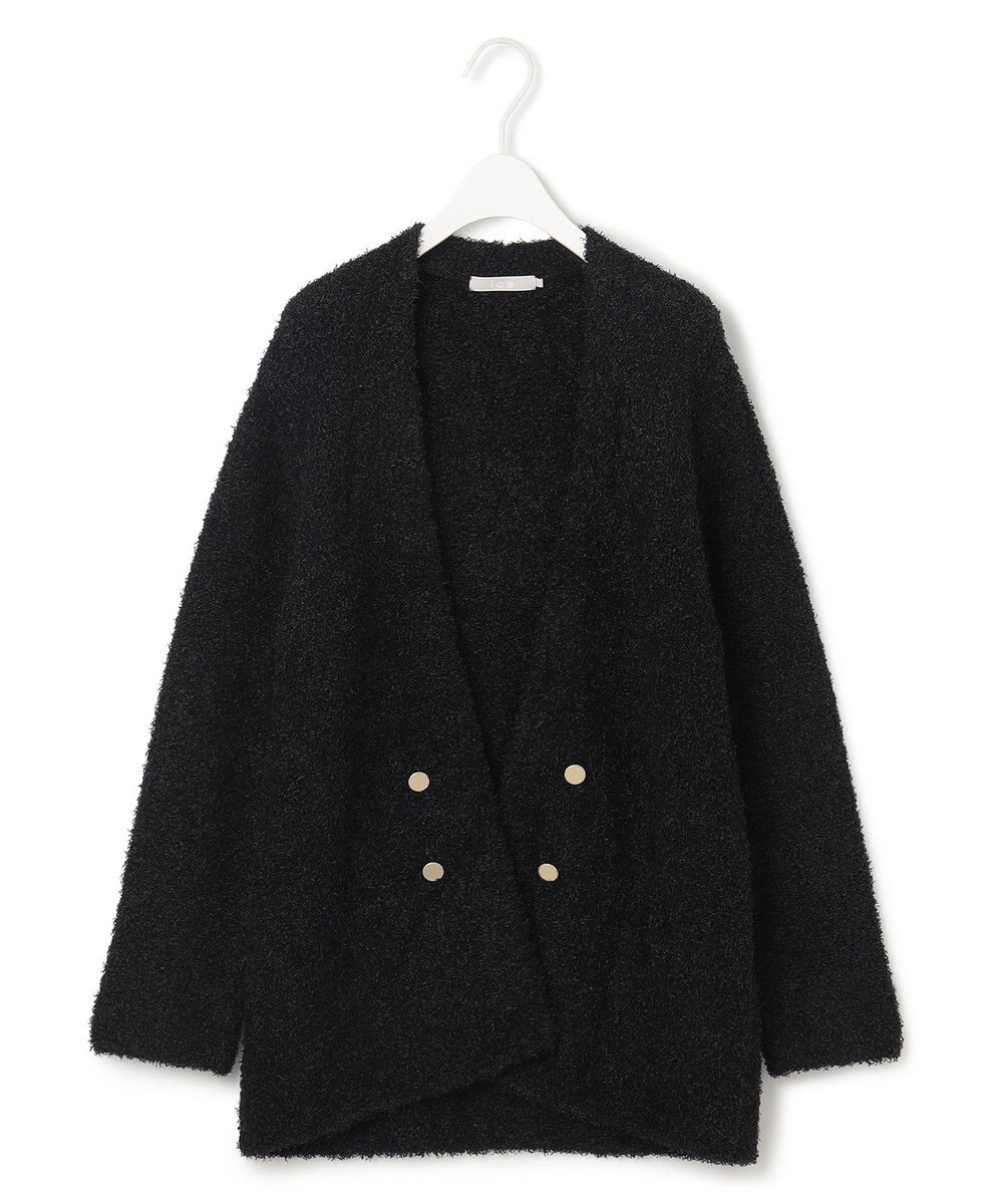 ICB L 【洗える】ペーパーモールブレンド ニットジャケット 