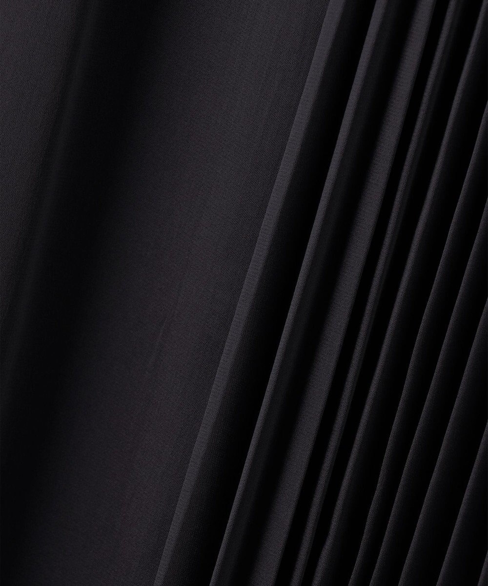 自由区 【洗える・XSサイズあり】フロントプリーツ ドレス 