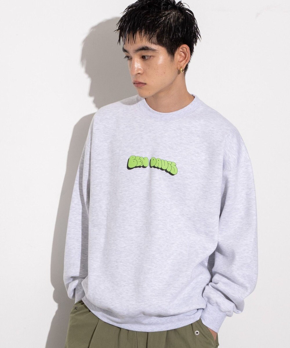 WEGO 【ユニセックス着用ITEM/MLサイズ展開/裏起毛】別注BENDAVISプランプロゴプルオーバー 