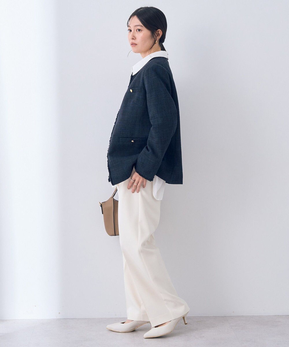 YECCA VECCA 金釦ツイードジャケット 