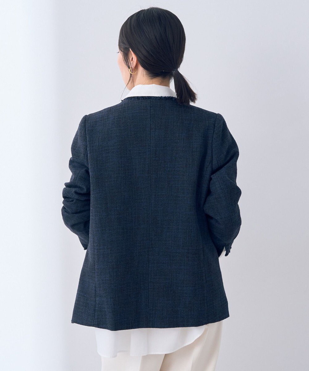 YECCA VECCA 金釦ツイードジャケット 