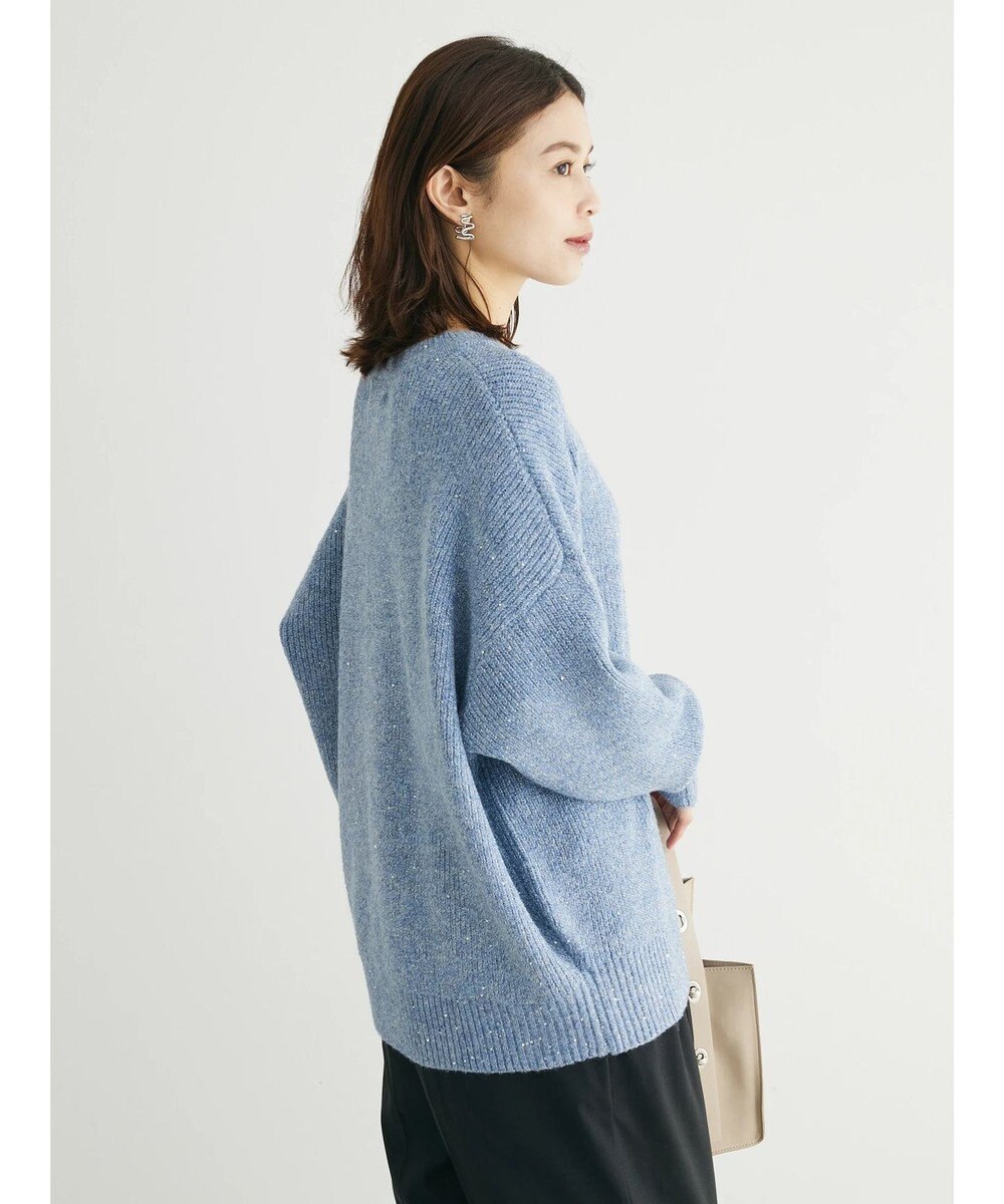 Green Parks ・Ｐｅｔｉｔ　Ｆｌｅｕｒ　ラメ＆スパンコールニット 