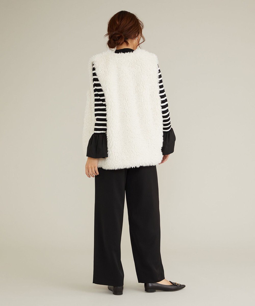 Feroux プードルファー ベスト 