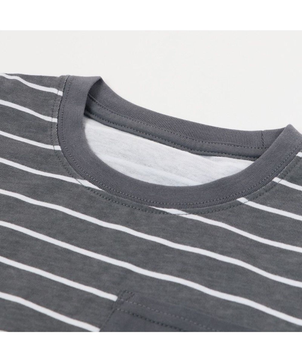 Mother garden しろたん ボーダー柄Ｔシャツ 半袖 《黒色》 キッズサイズ 100 120 140cm 