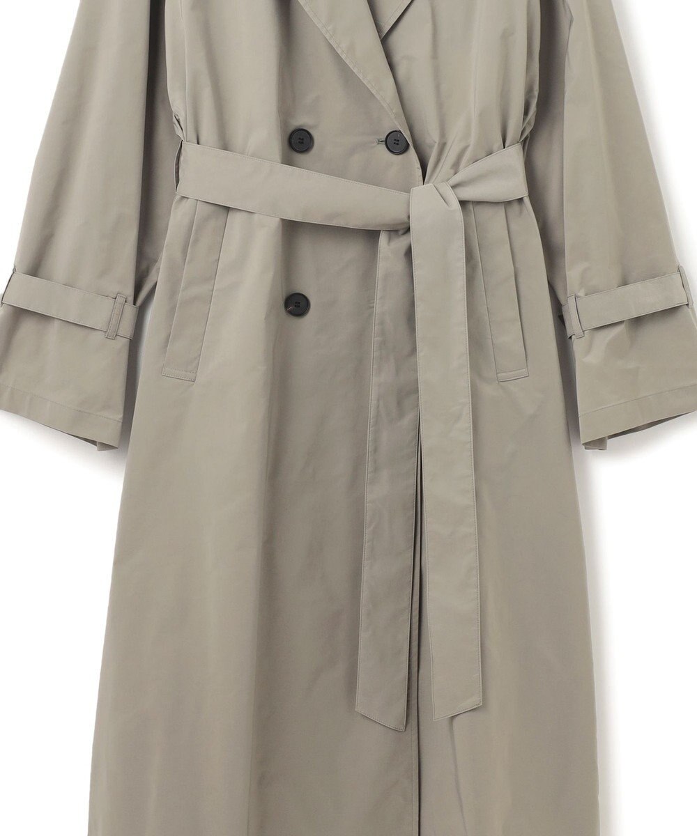 ICB L 【撥水加工】メモリーストレッチタフタ トレンチコート 