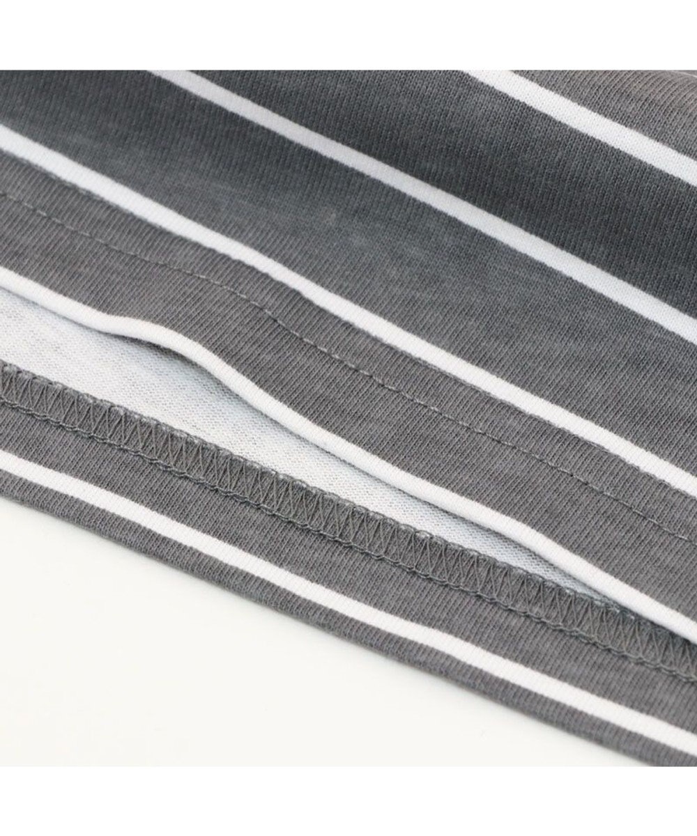 Mother garden しろたん ボーダー柄Ｔシャツ 半袖 《黒色》 キッズサイズ 100 120 140cm 