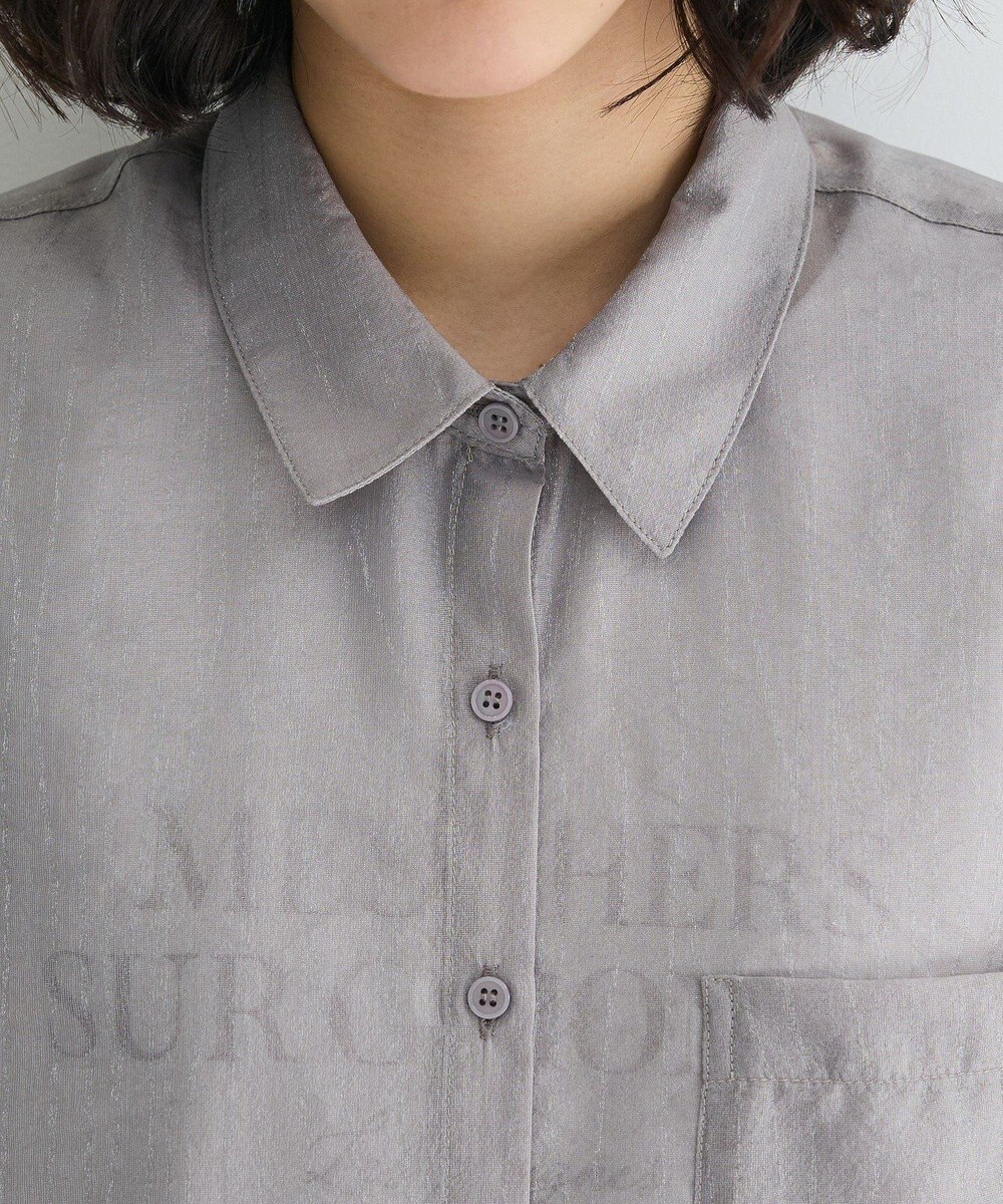 Green Parks 　・ＥＬＥＮＣＡＲＥ　ＤＵＥ　ラメシアー長袖シャツ 