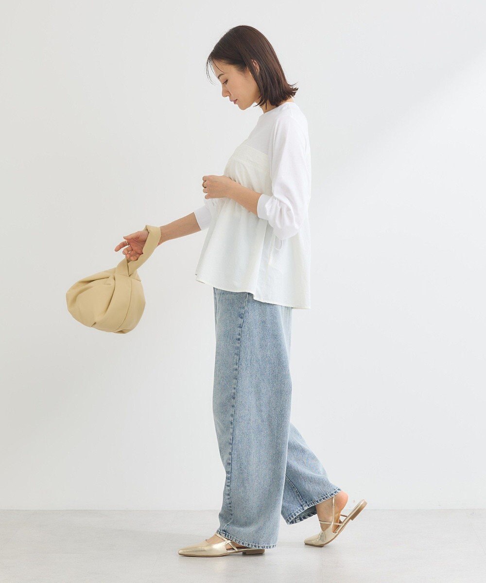 Green Parks ナイロンドッキングドロストプルオーバー 