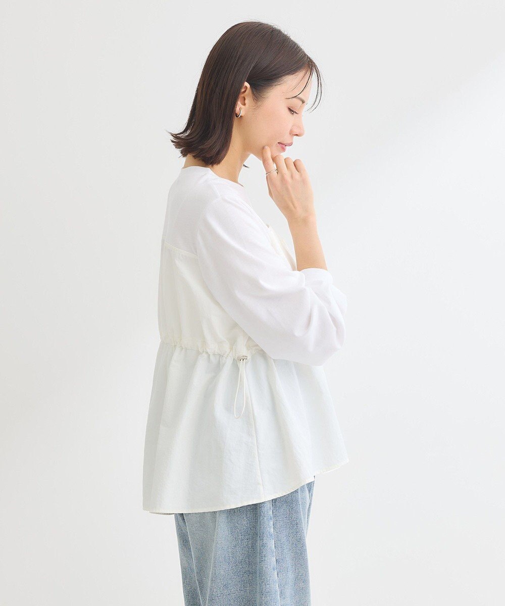 Green Parks ナイロンドッキングドロストプルオーバー 