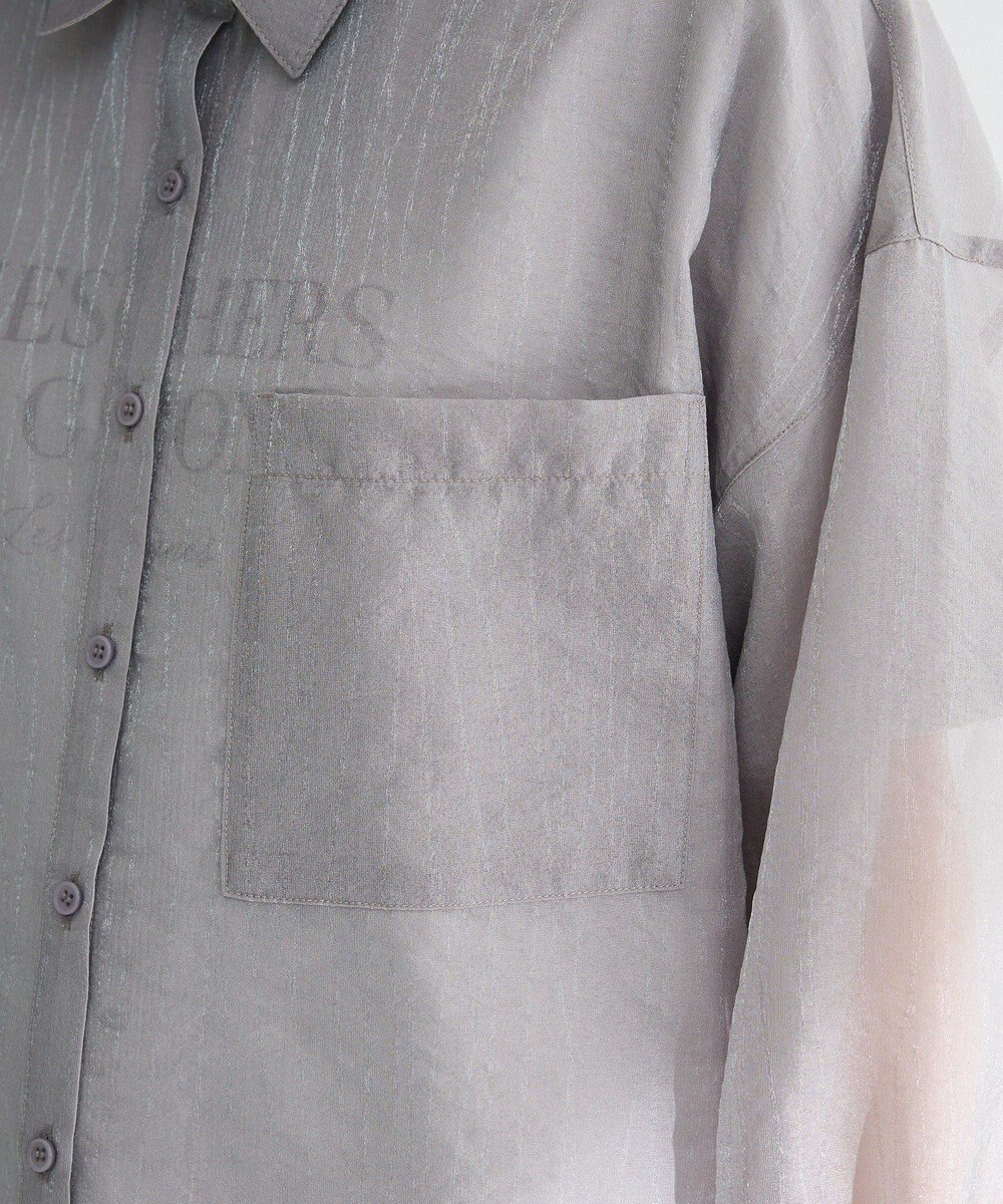 Green Parks 　・ＥＬＥＮＣＡＲＥ　ＤＵＥ　ラメシアー長袖シャツ 