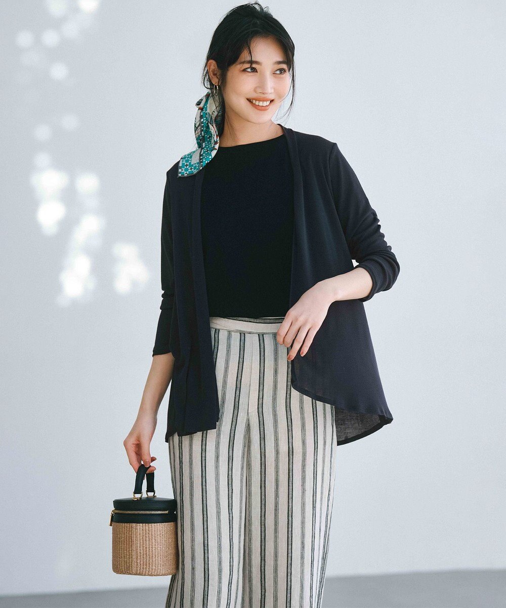 23区 【新色追加/VERY5月号掲載】レーヨンポリエステルストレッチ プルオーバー ニット 