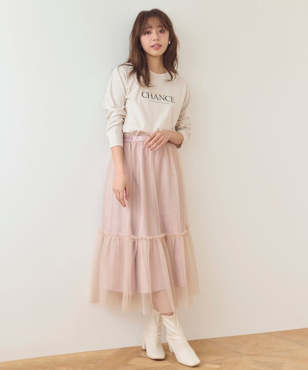 Feroux 【洗える】プリントＴシャツ 