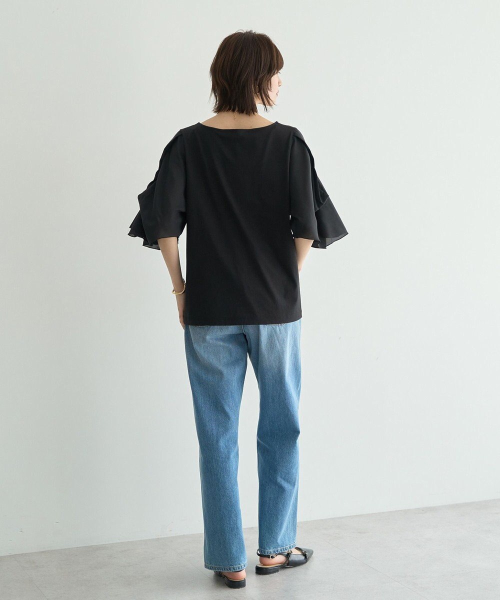 YECCA VECCA シアースリーブカットソー 