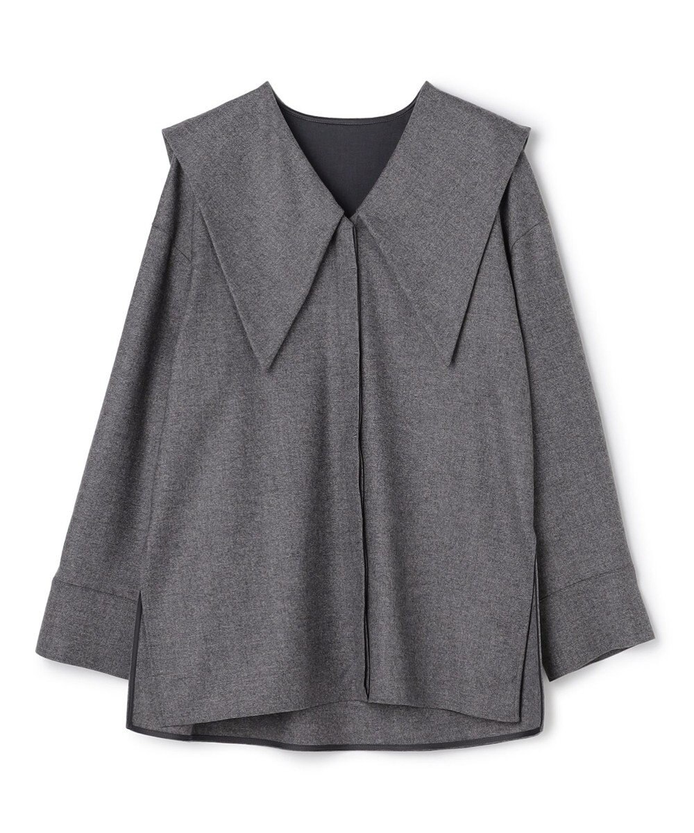 uncrave フランネル BIGカラーシャツ 