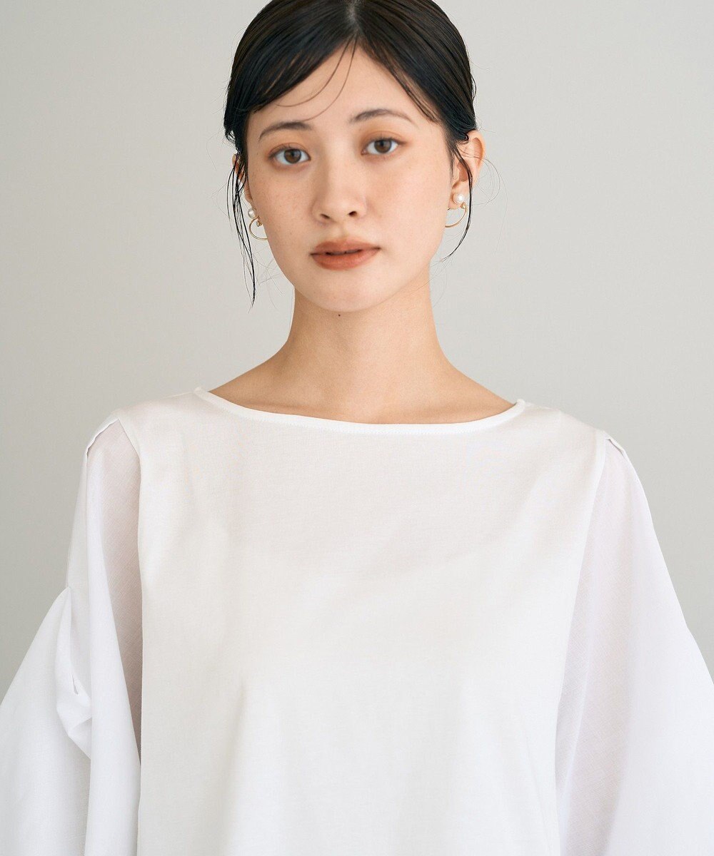 YECCA VECCA シアースリーブカットソー 