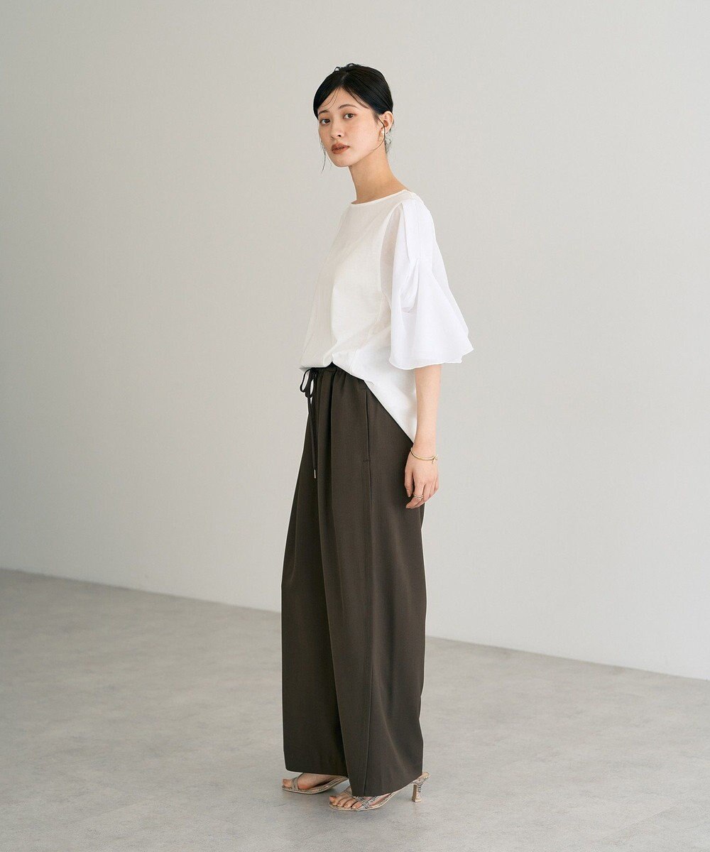 YECCA VECCA シアースリーブカットソー 