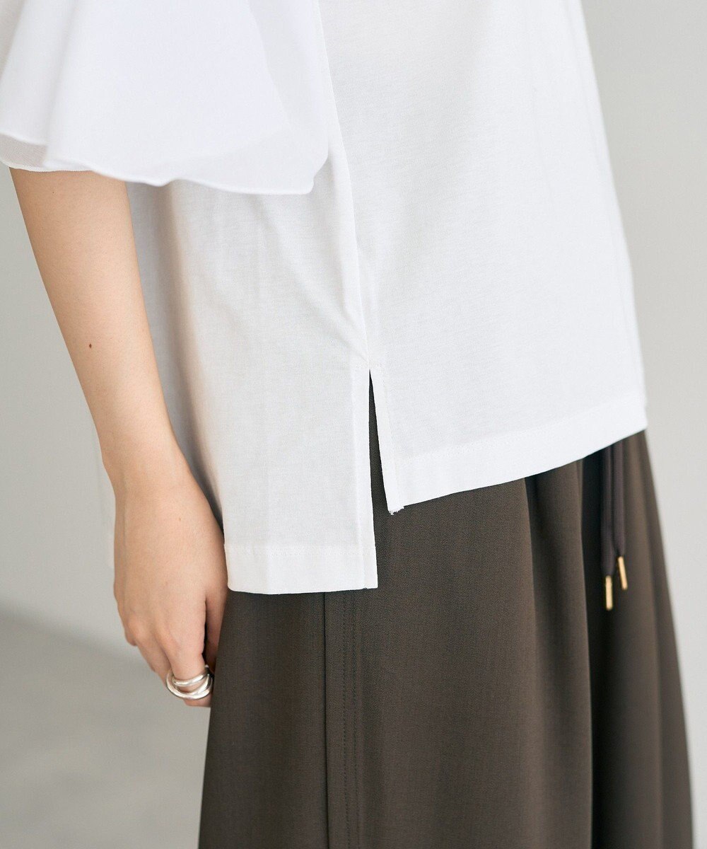 YECCA VECCA シアースリーブカットソー 