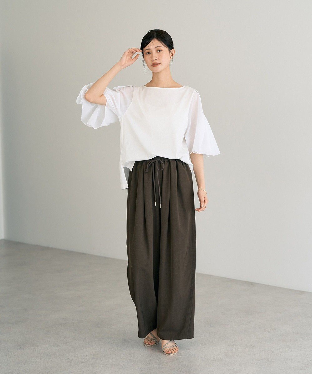 YECCA VECCA シアースリーブカットソー 