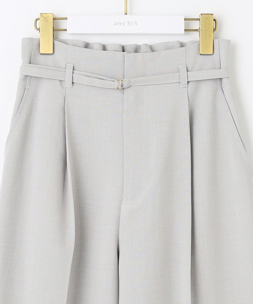 ANY SIS 【セットアップ可】ドライタッチクール ワイドパンツ 