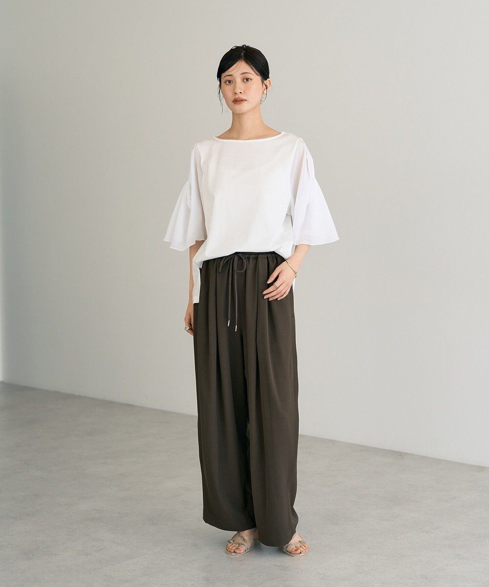 YECCA VECCA シアースリーブカットソー 