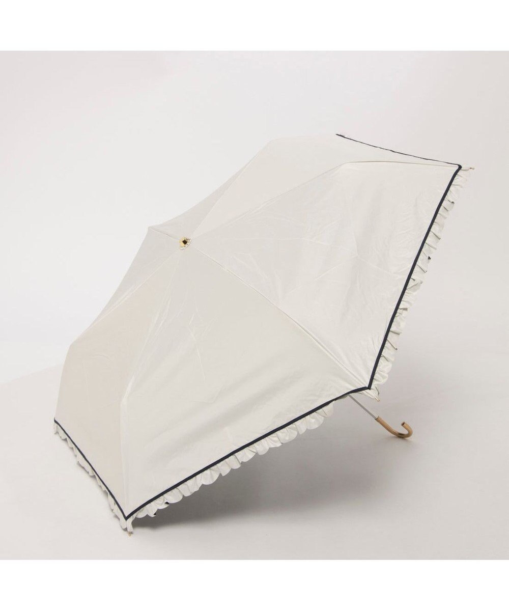 UNBILLION カシュネ cachenez / PUヒートカットフリル3段折りたたみ傘 