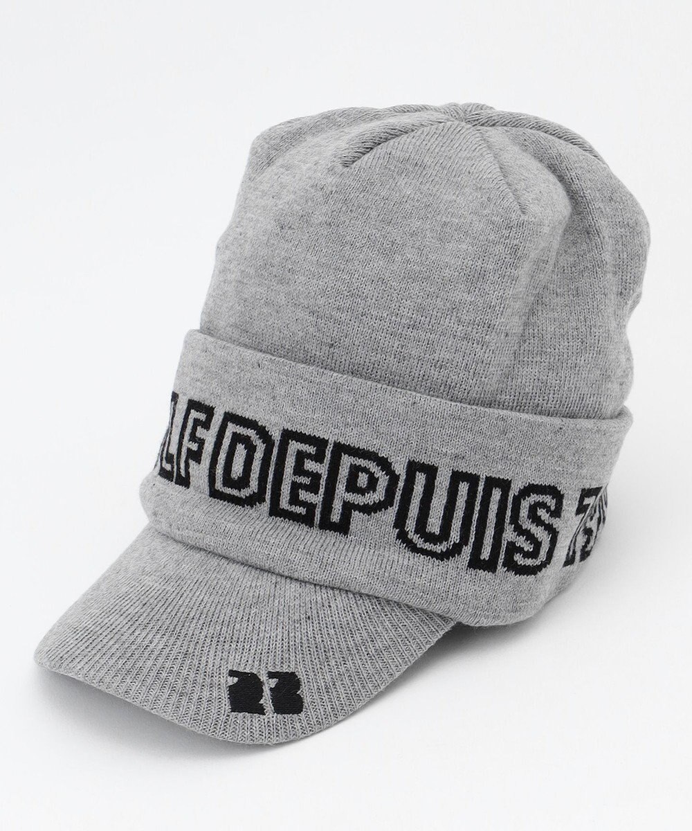 23区GOLF 【MEN】ツバ付きニット キャップ 